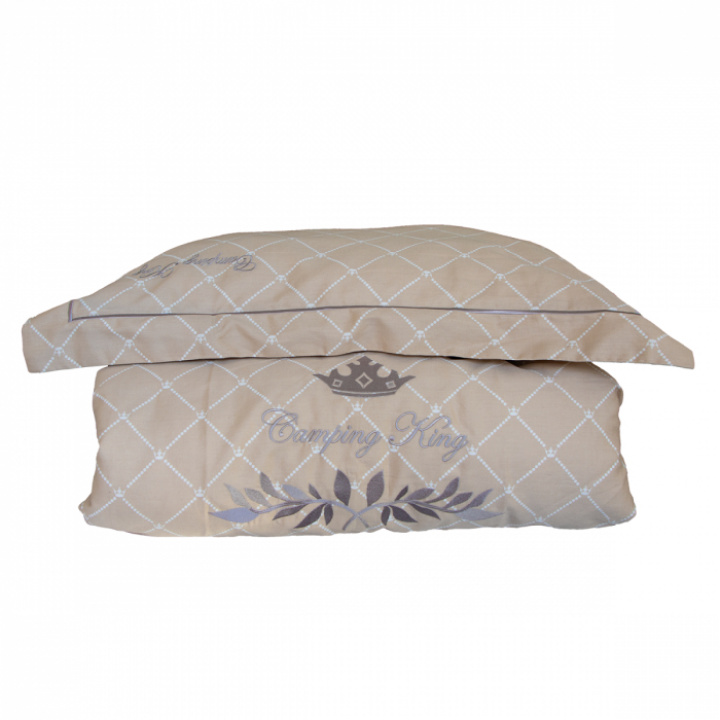 Sengeset Camping king beige 140 x 200 cm Royal Camping i gruppen Campingmøbler / Soverom / Sengetøy & laken hos Camping 4U (T13-115B)