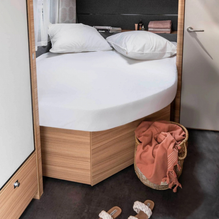 Madrassbeskyttere Fransk høyre vit 130/160x180/210cm Walra i gruppen Campingmøbler / Soverom / Sengetøy Bobil hos Camping 4U (T13-125B)