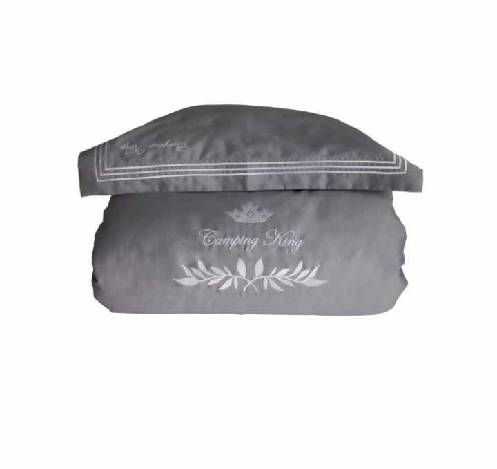 Sengeset Camping King grå 150x200 cm Royal Camping i gruppen Campingmøbler / Soverom / Sengetøy & laken hos Camping 4U (T13-51T)