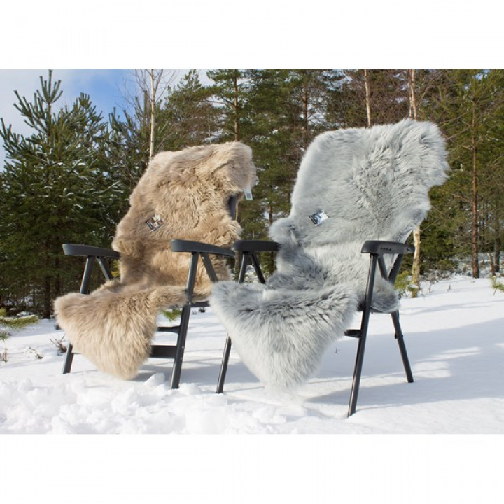 Lammeskin Gently beige Royal Camping i gruppen Bobil & Caravan / Innredning / Setetrekk hos Camping 4U (T13-54B)