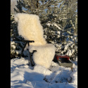 Lammeskinn Gently hvit Royal Camping