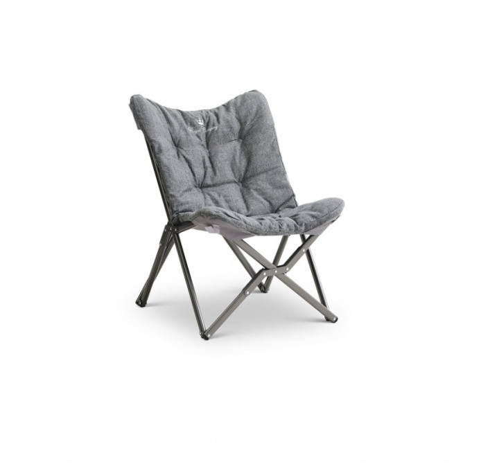 Loungestol sammenleggbar Castillo grå Royal Camping i gruppen Campingmøbler / Campingstoler / Loungestoler hos Camping 4U (T18-312A)