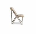 Loungestol sammenleggbar Castillo beige Royal Camping