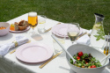 Servise 16 deler Royal Line pastell rosa, Gimex