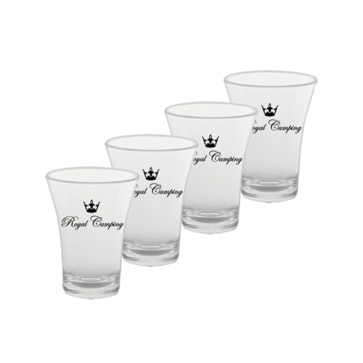 Shotglas 4-pack Royal Camping i gruppen Kjøkkenutstyr / Husholdning / Glass og karaffler hos Camping 4U (T99-395G)
