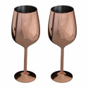 Rødvinsglass 2 stk kobberbelagt Royal Camping