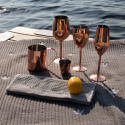 Rødvinsglass 2 stk kobberbelagt Royal Camping