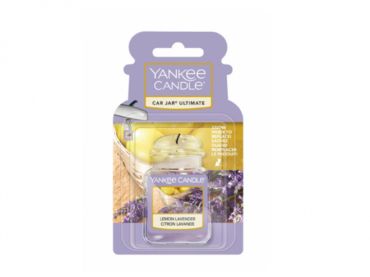 Bildoft Yankee Candle Car Jar Ultimate - Lemon Lavender i gruppen Kjøkkenutstyr / Gaveartikler / Duftlys hos Camping 4U (YC-1220907E)