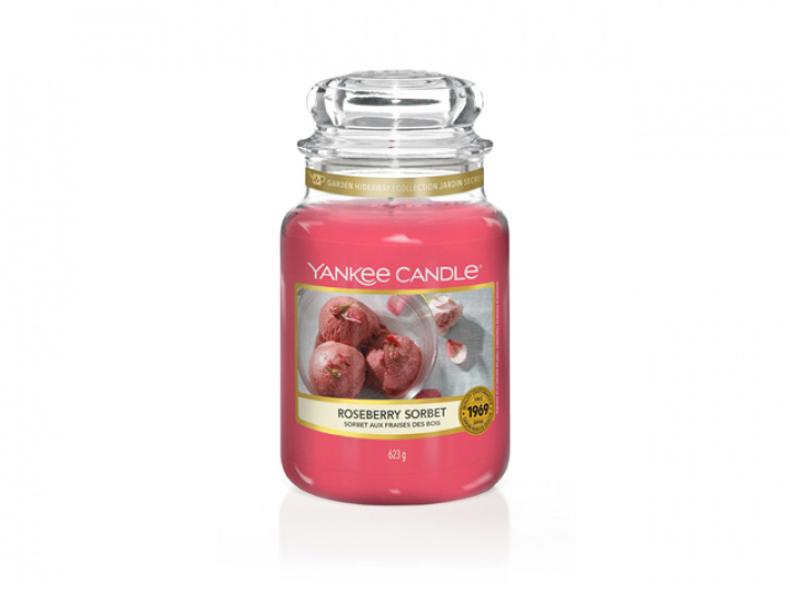 Doftljus Yankee Candle Classic Large - Roseberry Sorbet i gruppen Kjøkkenutstyr / Gaveartikler / Duftlys hos Camping 4U (YC-1651388E)